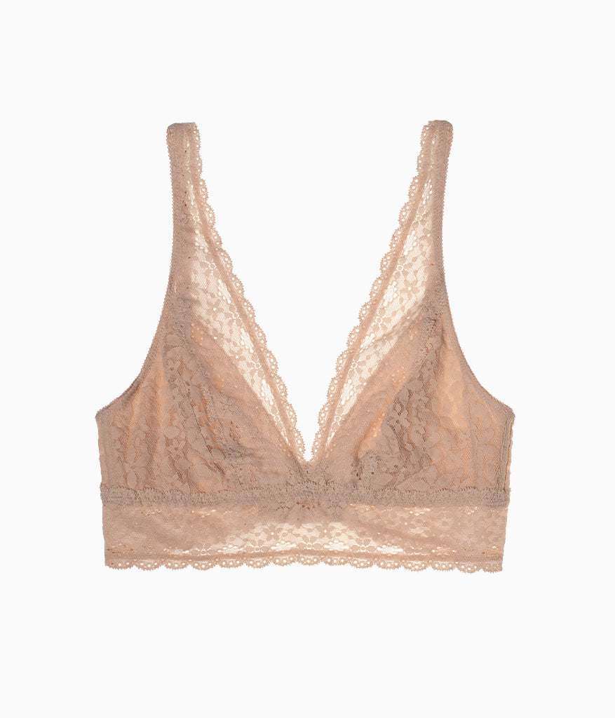 Halo Lace Wire Free Bralette - Sand | Wacoal Latest