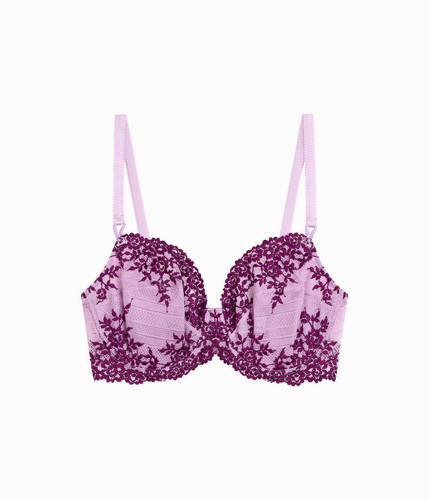 Embrace Lace® Underwire Bra - Lavender Sage/Dark Purple | Wacoal Latest