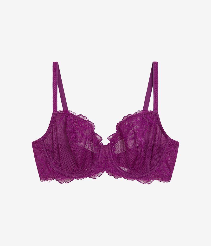 Vivid Attraction Underwire Bra - Dark Purple | Wacoal Great Value