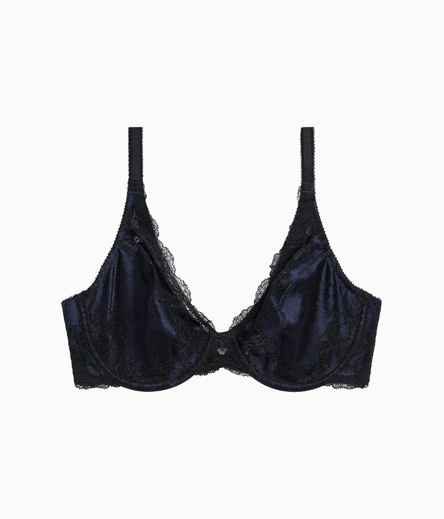 Modern Affair Plunge Underwire Bra - Night Sky/Black | Wacoal Quality