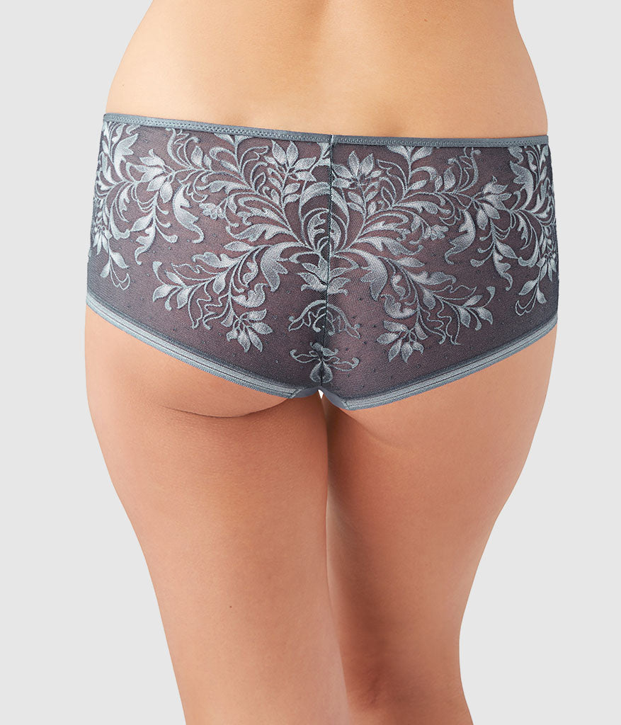 Net Effect Boyshort - Folkstone Gray Multi | Wacoal Top Pick