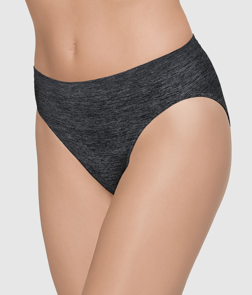 B-Smooth® Seamless Hi-Cut - Charcoal Heather | Wacoal Smart Buy