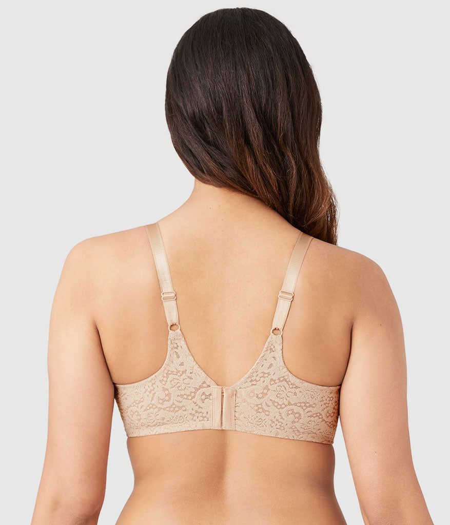 Halo Lace Full Figure Underwire Bra - Toast | Wacoal Quality
