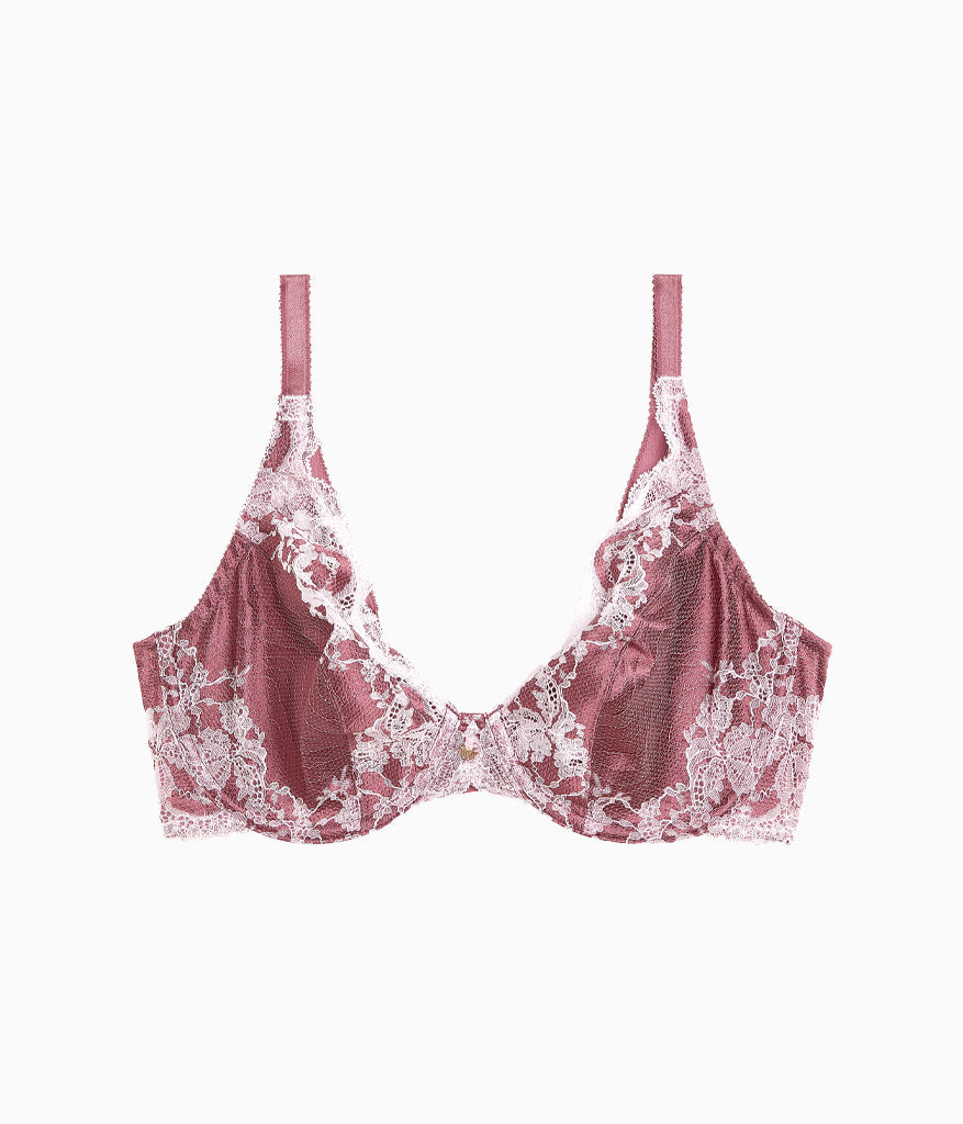 Modern Affair Plunge Underwire Bra - Rose Brown/Cradle Pink | Wacoal Top Pick
