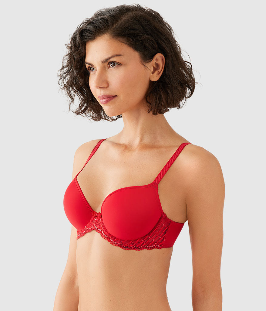 La Femme Underwire T-Shirt Bra - Equestrian Red | Wacoal Quality
