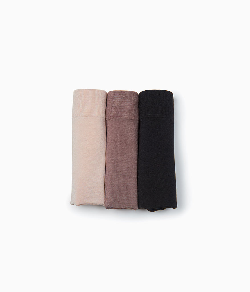 B-Smooth® Packaged Hi-Cut - Rose Dust/Deep Taupe/Black | Wacoal Quality