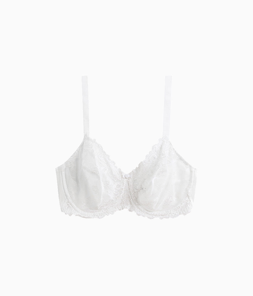 Renaissance Rose Underwire Bra - White | Wacoal Quality