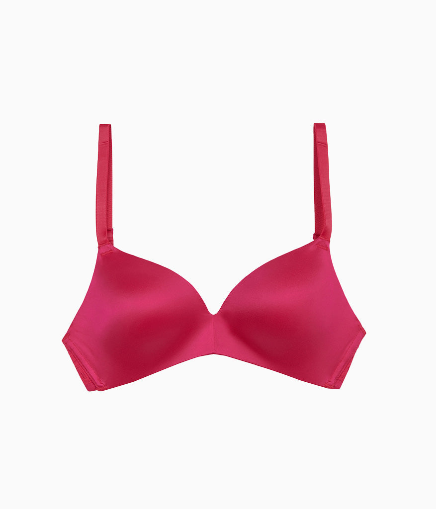 Future Foundation Wire Free T-Shirt Bra with Lace - Bright Rose | Wacoal Quality