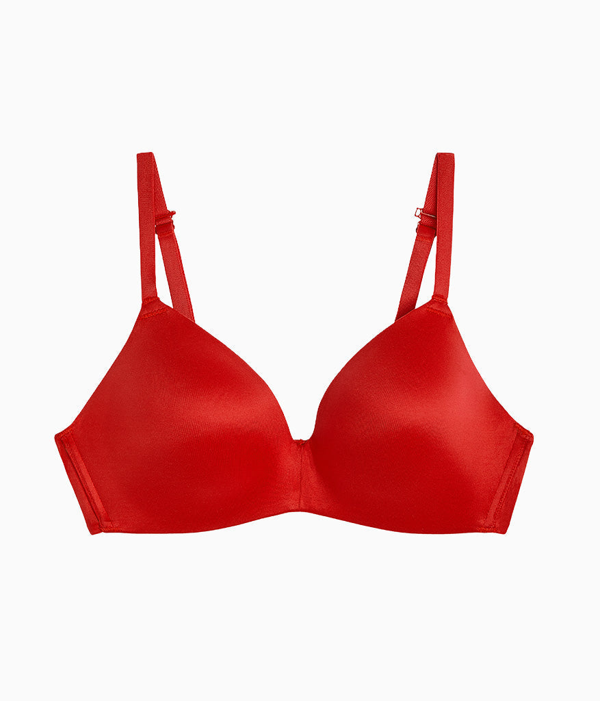 Future Foundation Wire Free T-Shirt Bra - Chili Pepper Red | Wacoal Quality