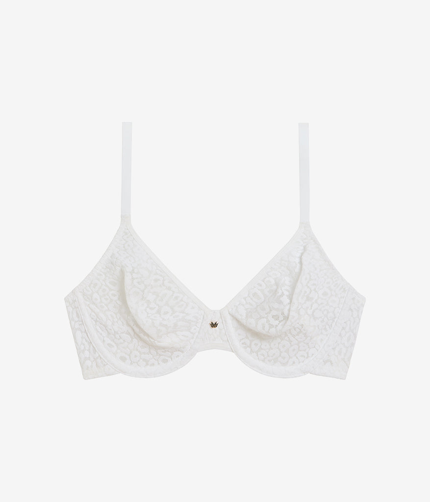 High Bar™ Plunge Underwire Bra - White | Wacoal Smart Buy