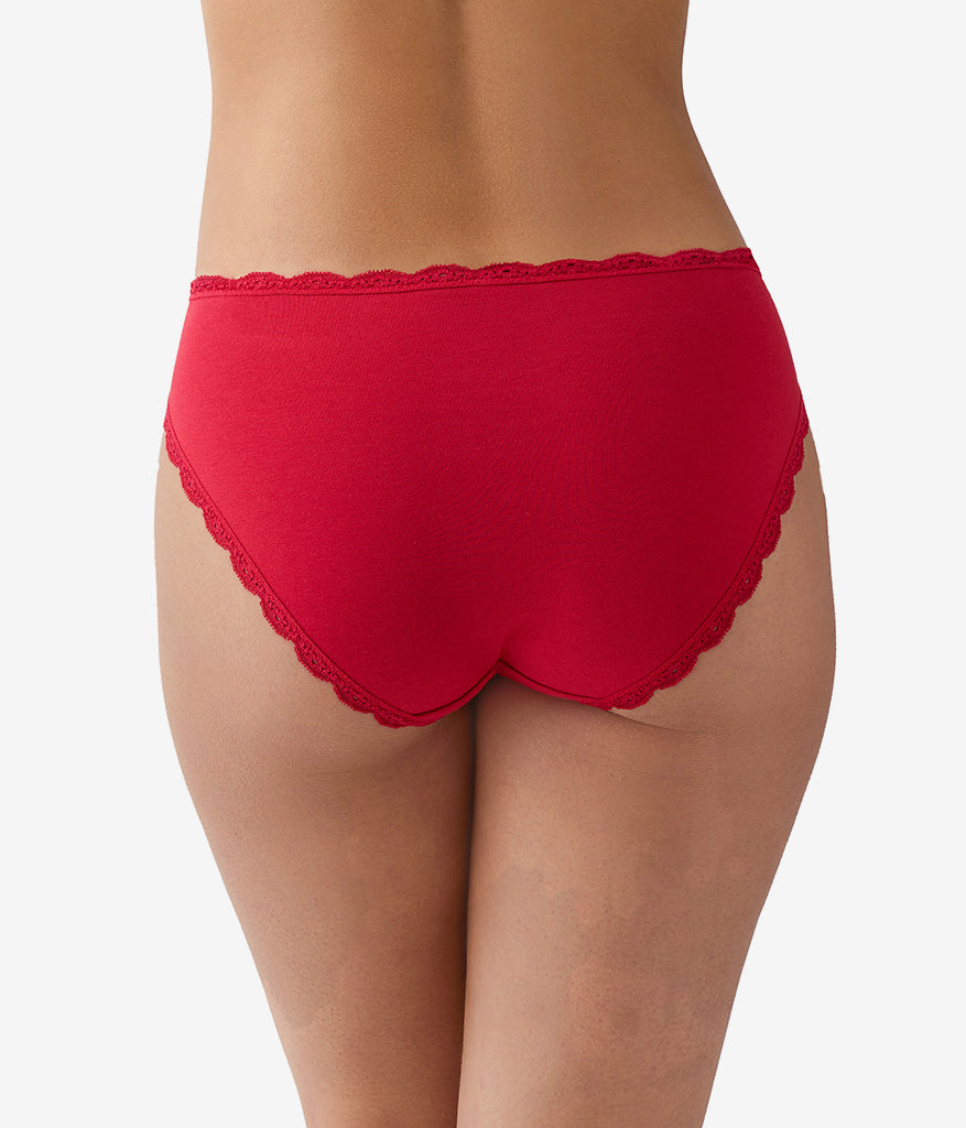 Inspired Eyelet Hi-Leg - Chili Pepper Red | Wacoal Trusted