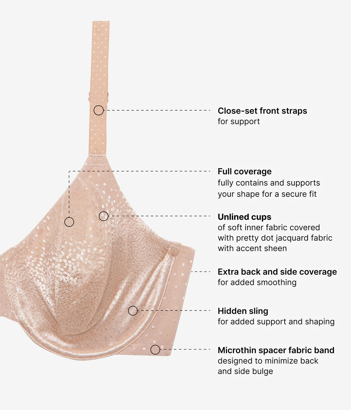 Back Appeal® Underwire Bra - Praline | Wacoal Value