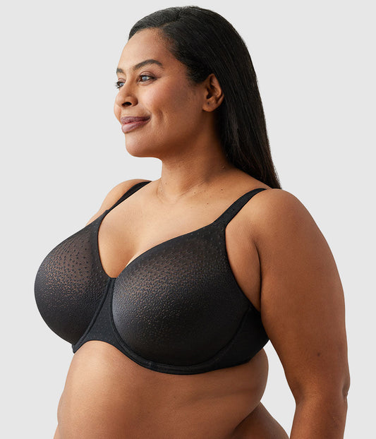 Back Appeal® H-K Cup Underwire Bra - Black | Wacoal Quality