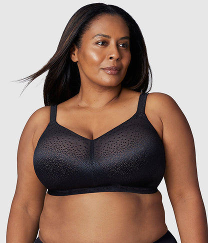 Back Appeal® H-K Cup Wire Free Bra - Black | Wacoal Top Pick