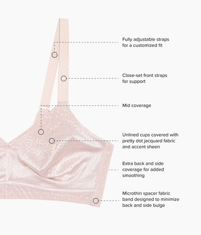 Back Appeal® Wire Free Bra - Rose Dust | Wacoal Trusted