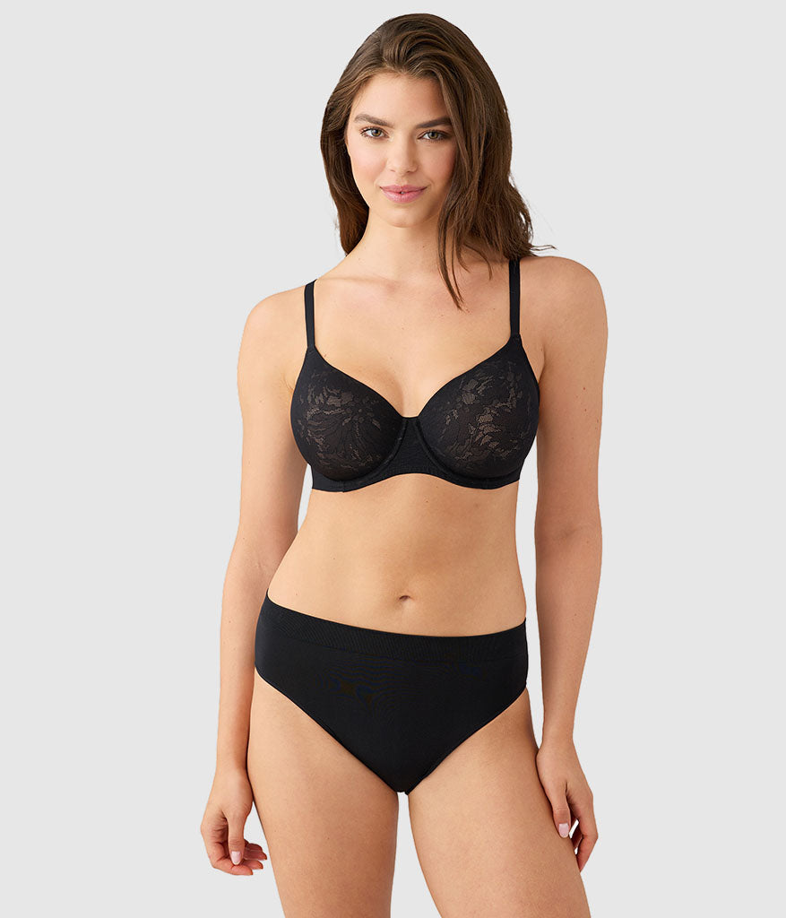 Taking Sides T-Shirt Bra - Black | Wacoal Quality