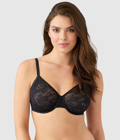 Taking Sides Underwire Bra - Black | Wacoal Top Pick