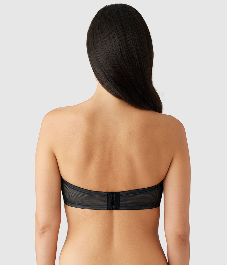 Visual Effects Strapless Minimizer Bra - Black | Wacoal Great Value