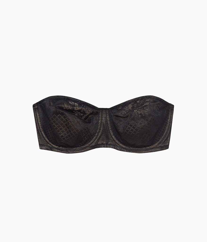 Visual Effects Strapless Minimizer Bra - Black | Wacoal Great Value