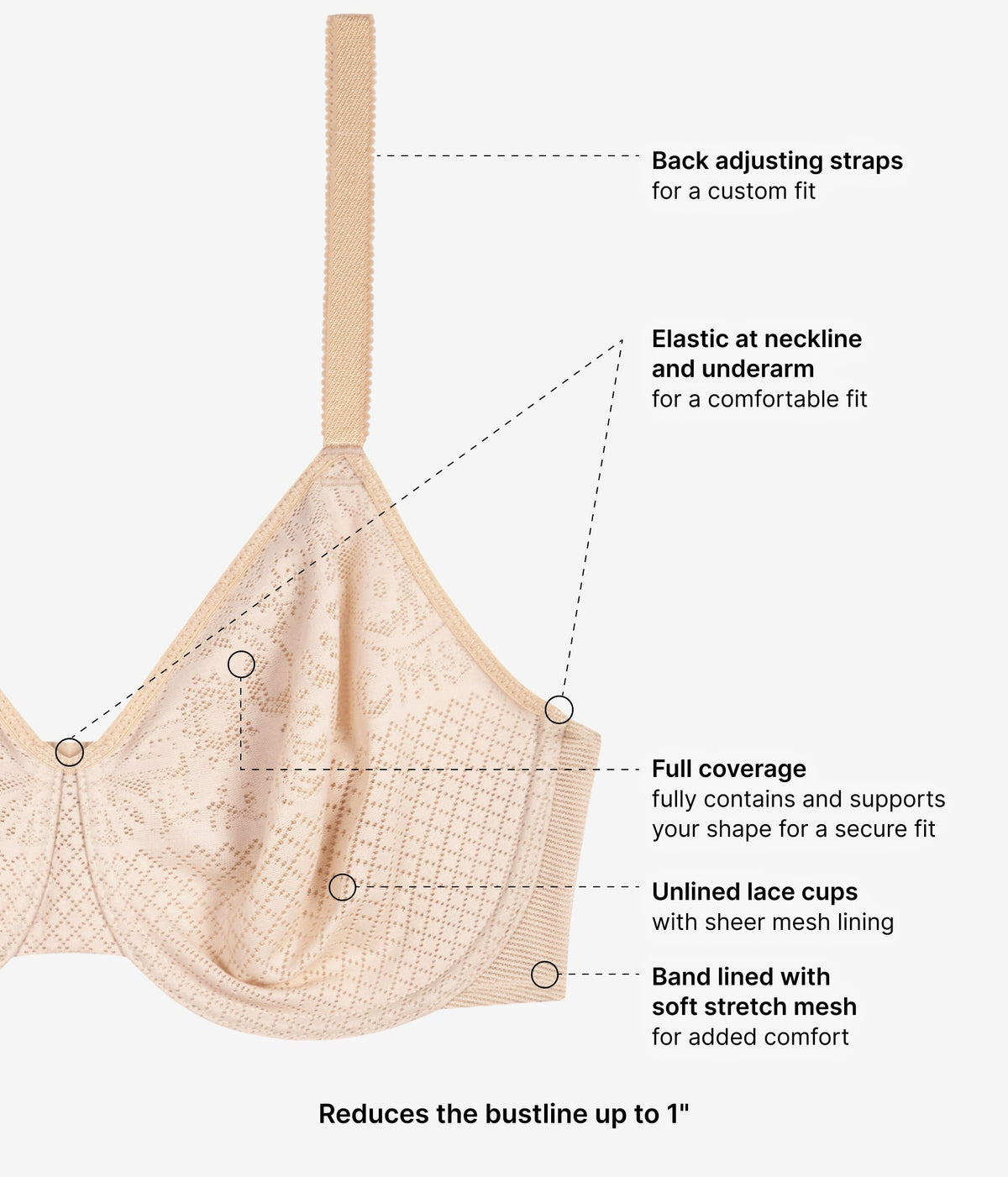 Visual Effects Minimizer Bra | Wacoal Trusted