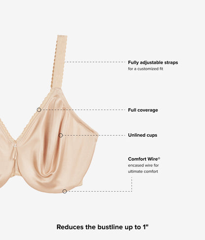 Simple Shaping Minimizer Bra - Sand | Wacoal Customer Favorite