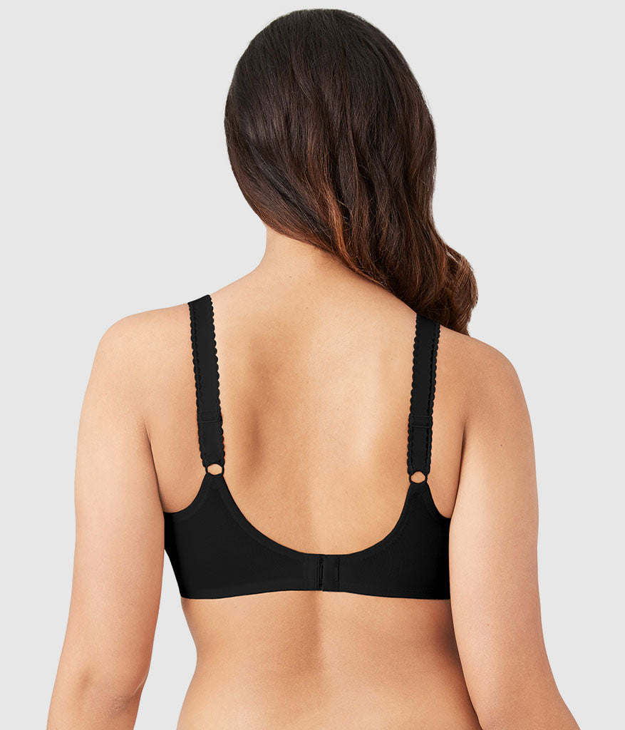 Slimline Seamless Underwire Minimizer Bra - Black | Wacoal Top Pick