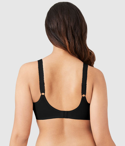 Slimline Seamless Underwire Minimizer Bra - Black | Wacoal Top Pick