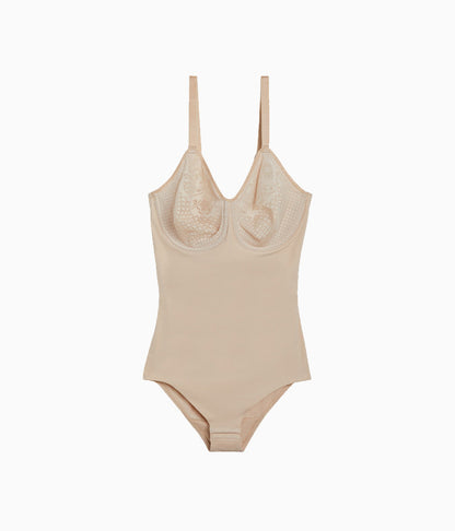 Visual Effects Body Briefer with Minimizer Bra - Sand | Wacoal Smart Buy
