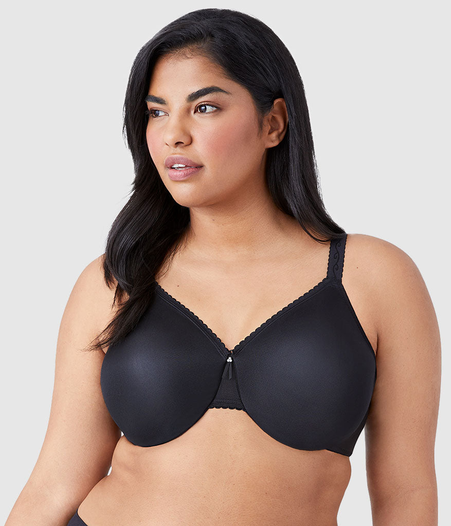 Simple Shaping Minimizer Bra - Black | Wacoal Value