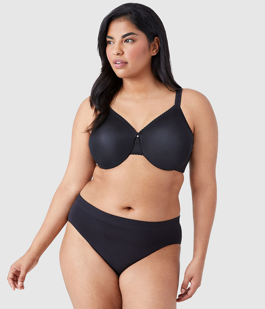 Simple Shaping Minimizer Bra - Black | Wacoal Value