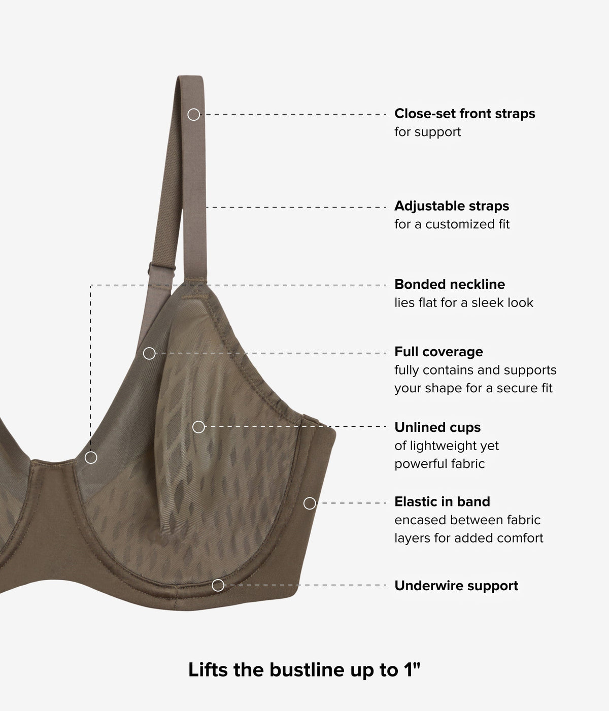 Elevated Allure Underwire Bra - Bungee Cord | Wacoal Quality
