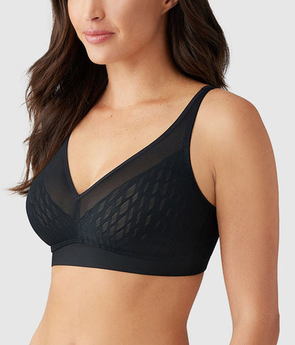 Elevated Allure Wire Free Bra - Black | Wacoal Trusted