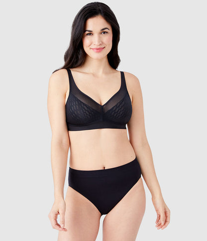 Elevated Allure Wire Free Bra - Black | Wacoal Trusted