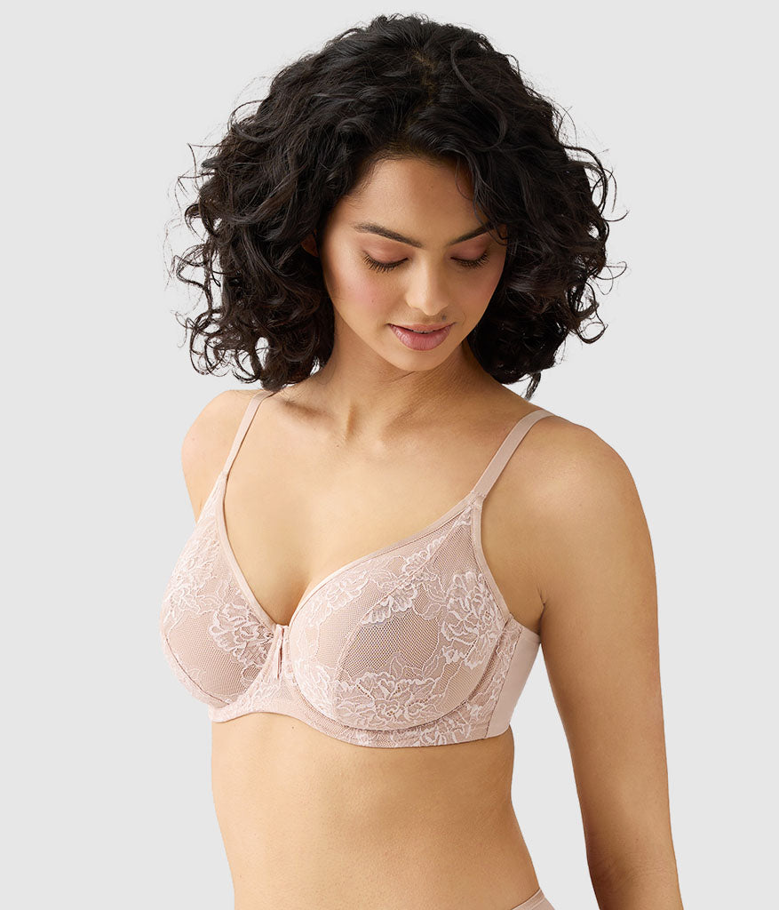 Full Bloom Underwire Bra - Rose Dust | Wacoal Value