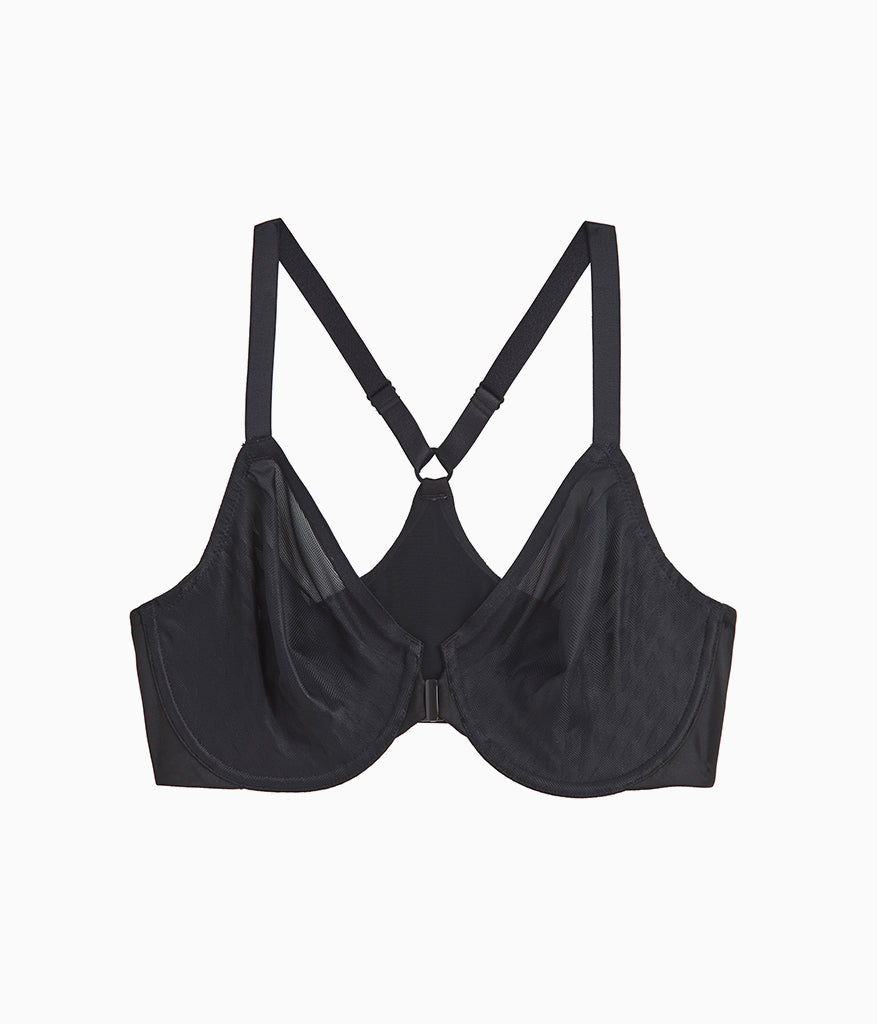 Elevated Allure Front Close Underwire Bra - Black | Wacoal Quality