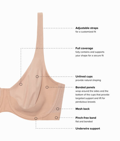 Shape Revelation® Pendulous Underwire Bra - Praline | Wacoal Top Pick