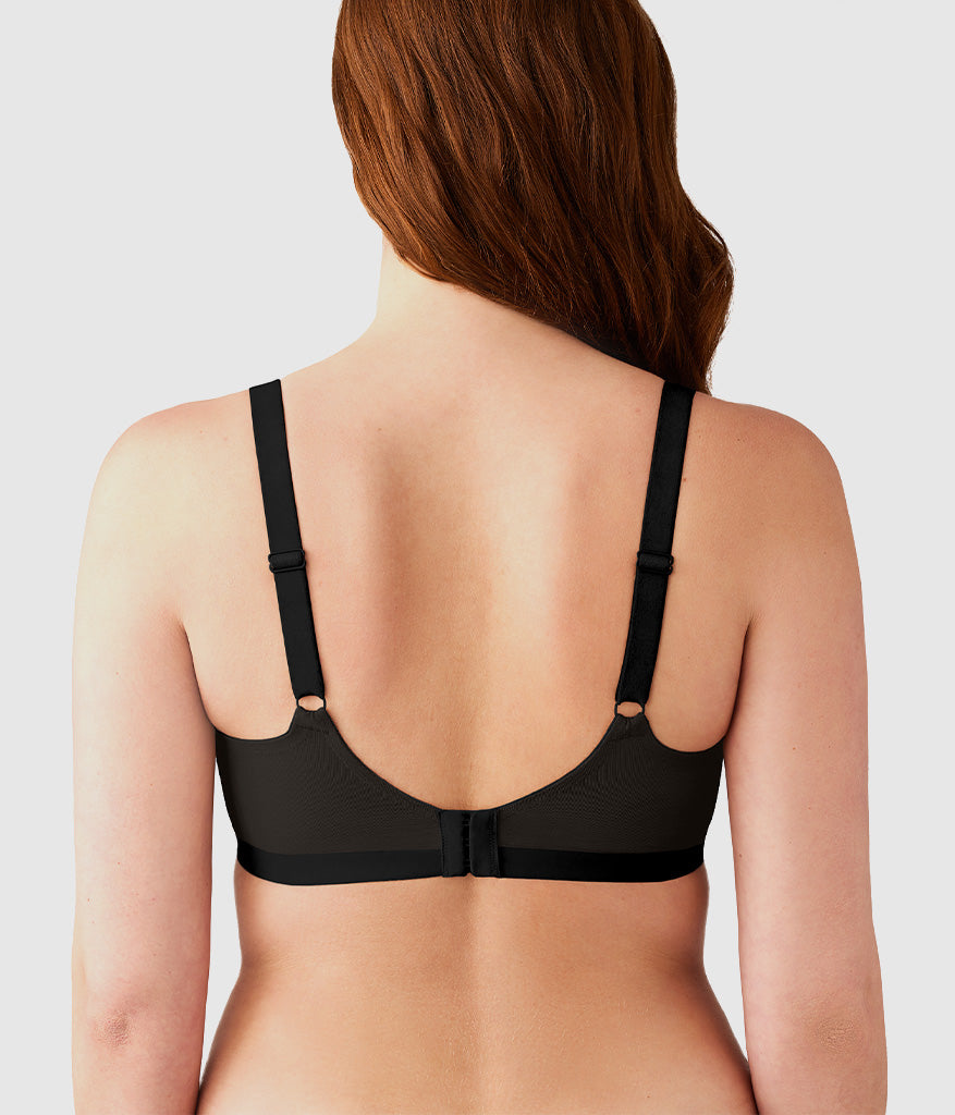 Shape Revelation® Shallow Top Underwire T-Shirt Bra - Black | Wacoal Latest