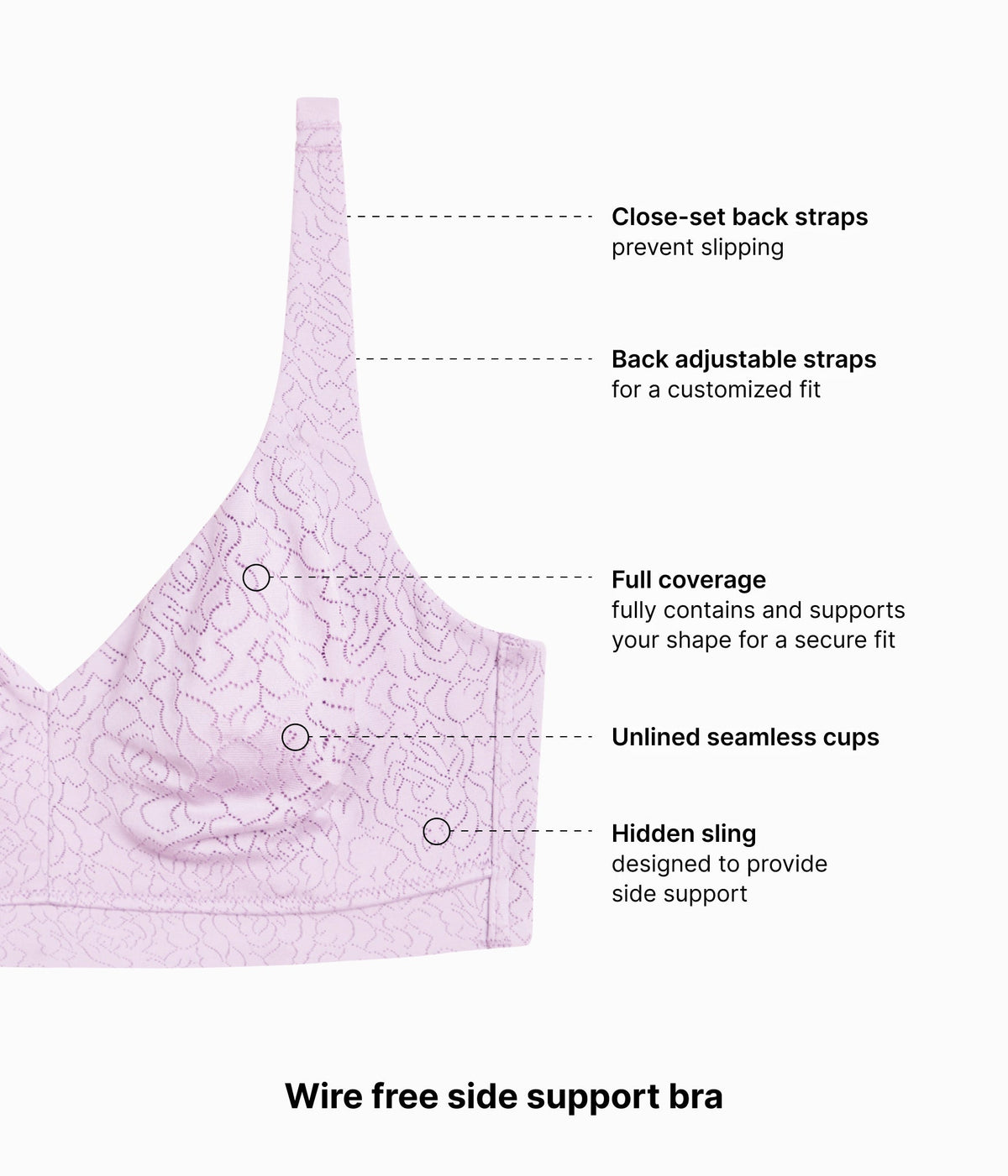 Inside Job™ Wire Free Bra - Lavender Sage | Wacoal Customer Favorite