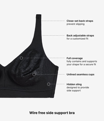 Inside Job™ Wire Free Bra - Black | Wacoal Smart Buy