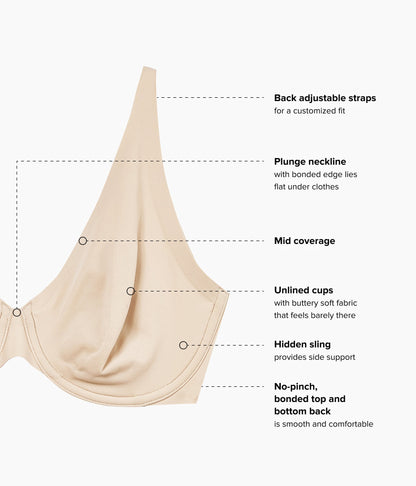 Better Than Braless™ Underwire Bra - Sand | Wacoal Great Value