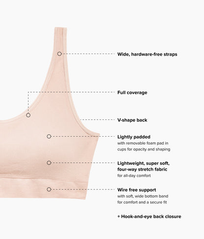 Feeling Flexible Bralette - Rose Dust | Wacoal Customer Favorite