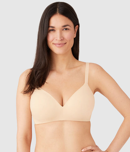 How Perfect Wire Free T-Shirt Bra - Sand | Wacoal Smart Buy