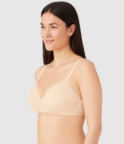 How Perfect Wire Free T-Shirt Bra - Sand | Wacoal Smart Buy