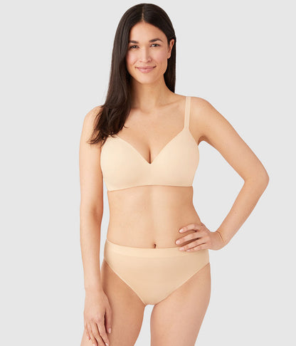 How Perfect Wire Free T-Shirt Bra - Sand | Wacoal Smart Buy