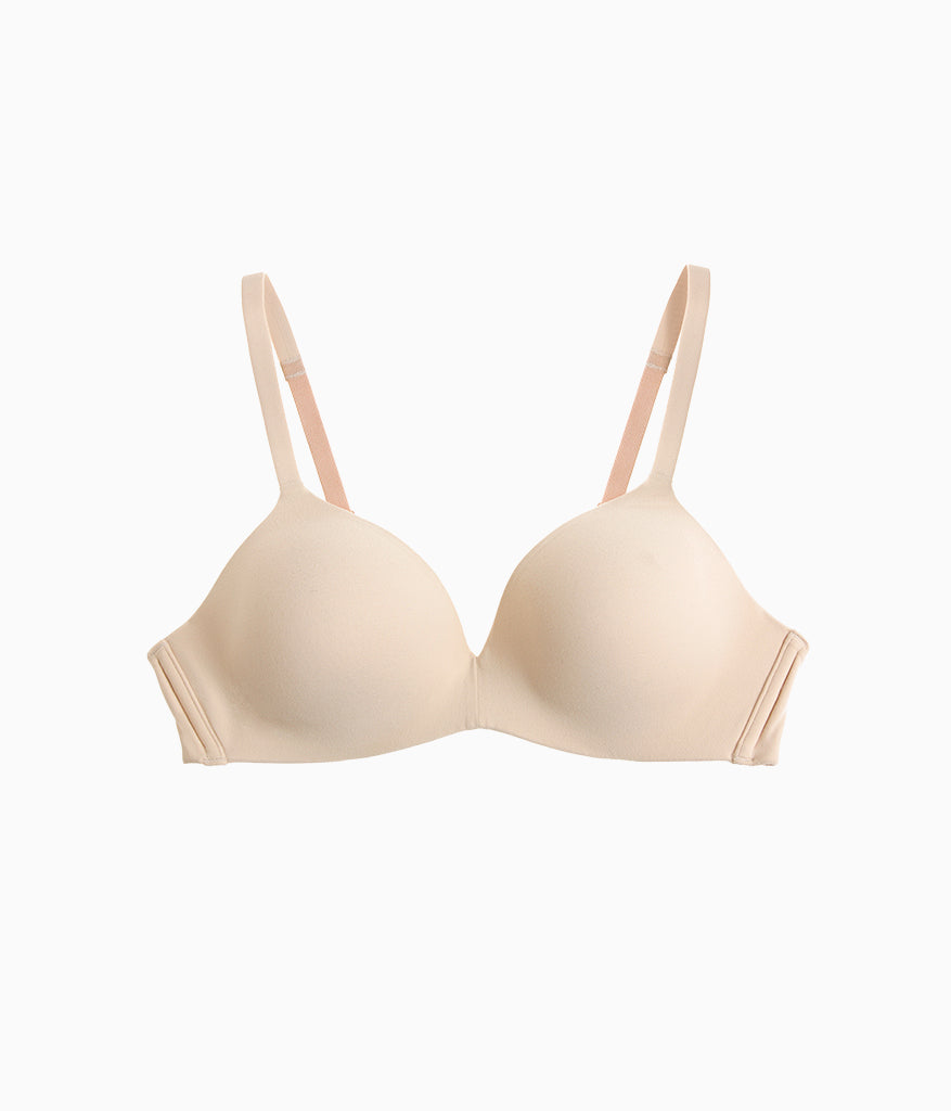 How Perfect Wire Free T-Shirt Bra - Sand | Wacoal Smart Buy