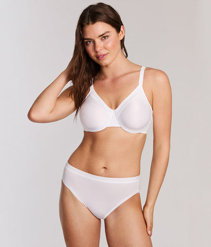 Perfect Primer Full Figure Underwire Bra - White | Wacoal Value