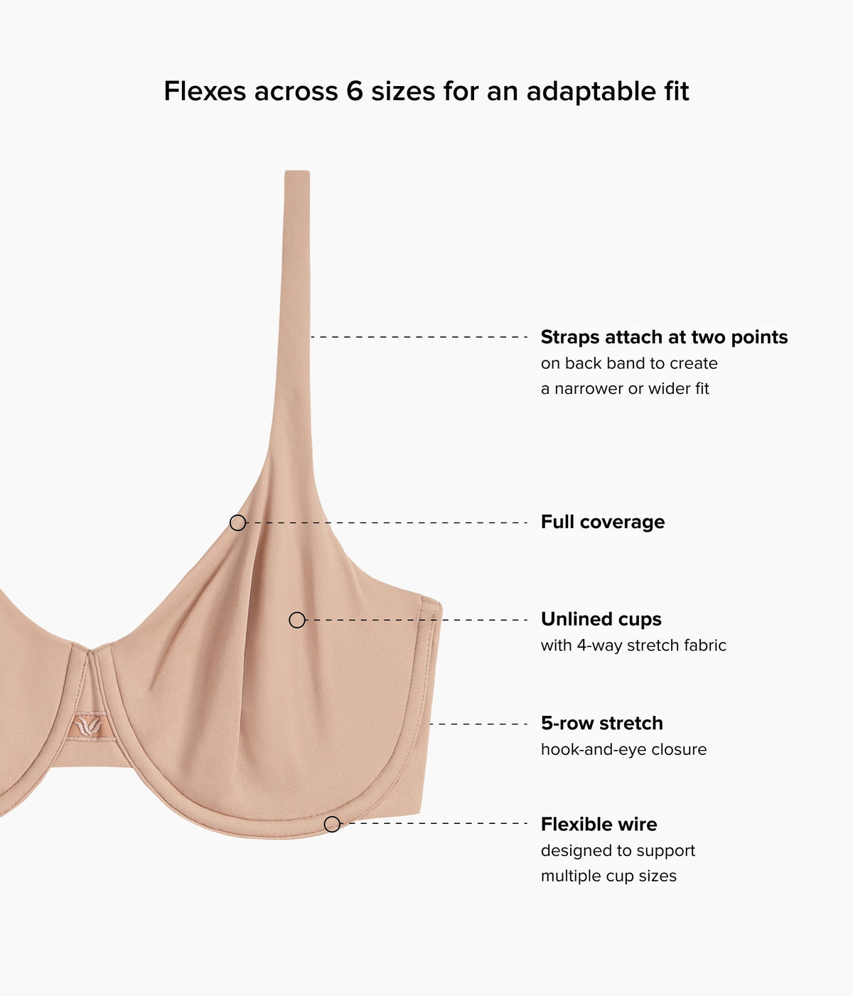 Ever Flexing™ Underwire Bra - Roebuck | Wacoal Great Value