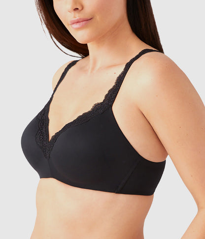 Softly Styled Wire Free T-Shirt Bra - Black | Wacoal Customer Favorite