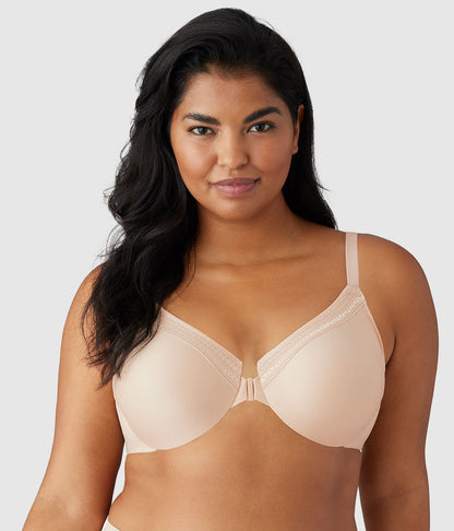 Perfect Primer Front Close Underwire Bra - Sand | Wacoal Top Pick