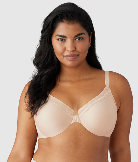 Perfect Primer Front Close Underwire Bra - Sand | Wacoal Top Pick